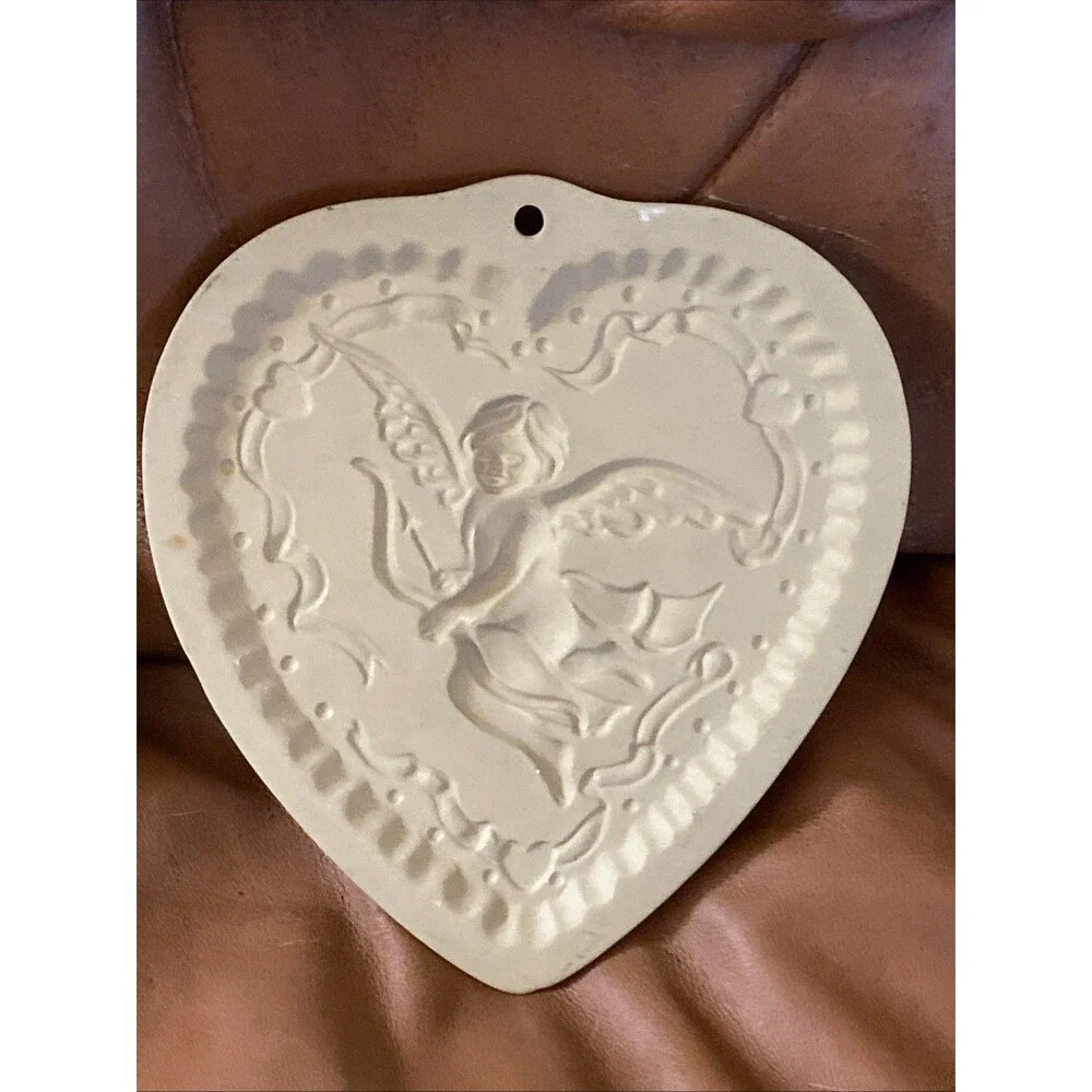 2 BROWN BAG COOKIE ART MOLD Cherub And Cupid
